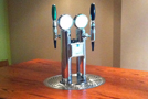 Mobile Tabletop Beer Dispenser with Custom Top